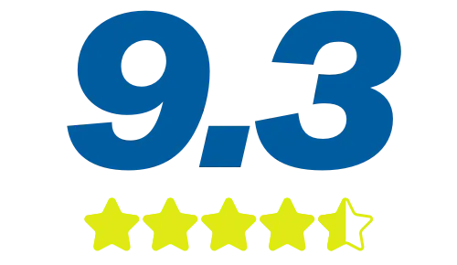 Score of 9,3 based on reviews